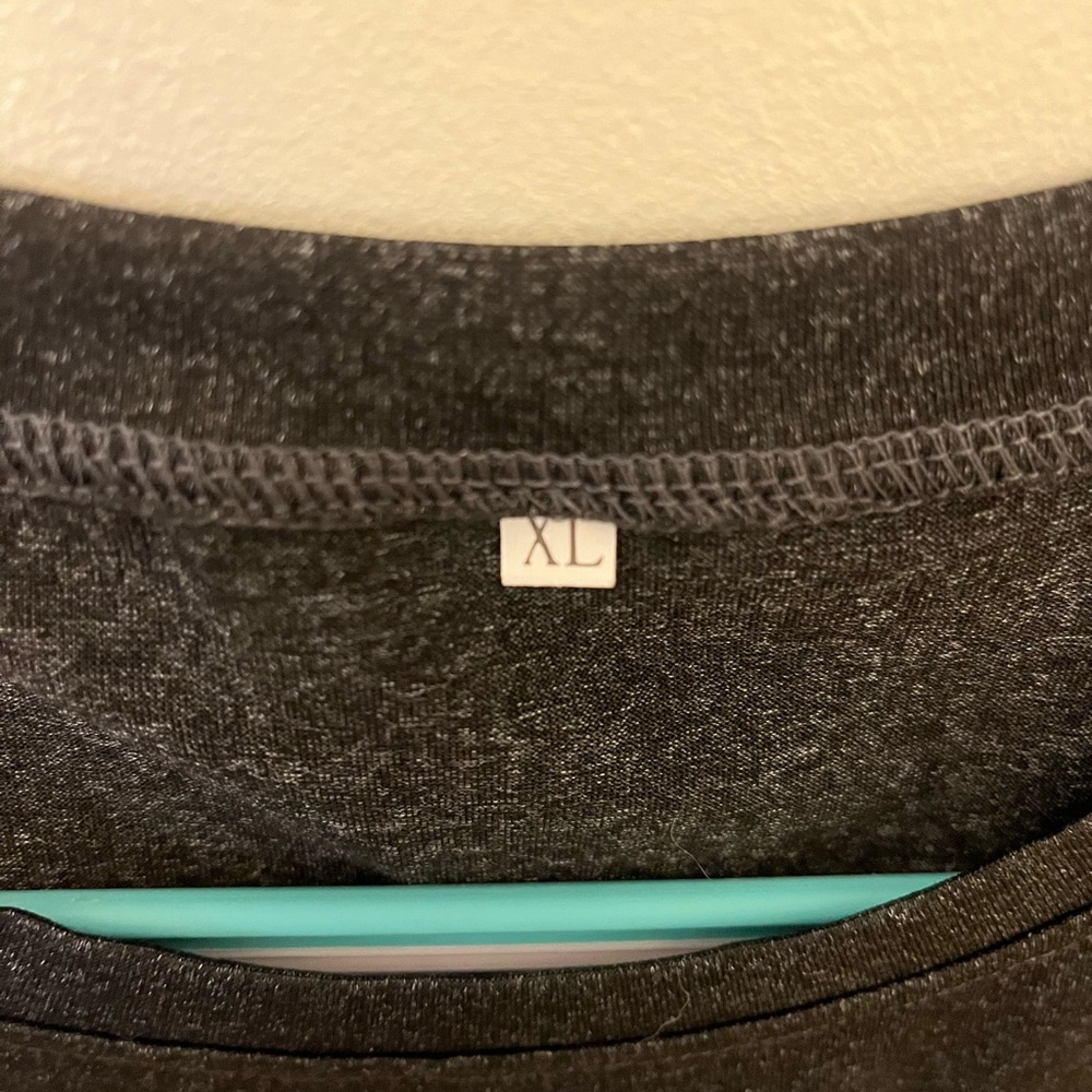 Charcoal gray wife beater style top size XL. NWOT. - Picture 6 of 10